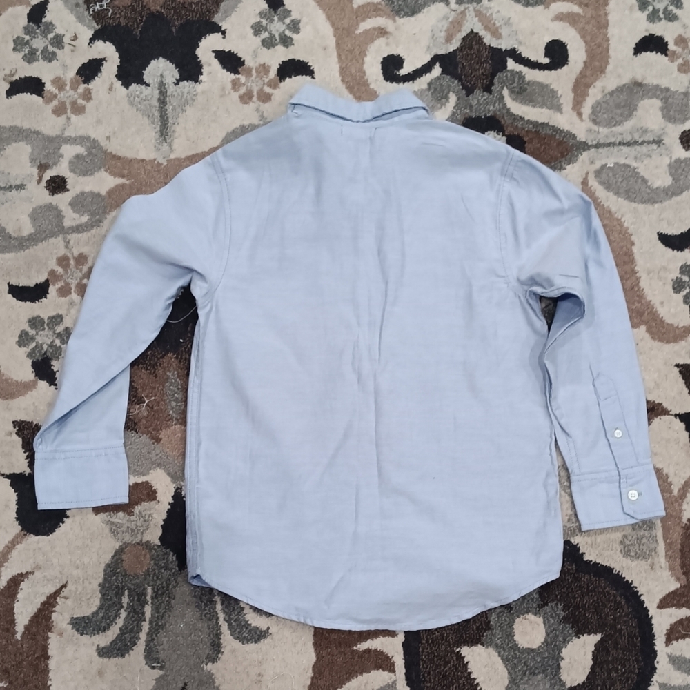 Old Navy Boy's Long Sleeve Classic Dress Shirt 100% Cotton NWT Size M(8) - Picture 8 of 10